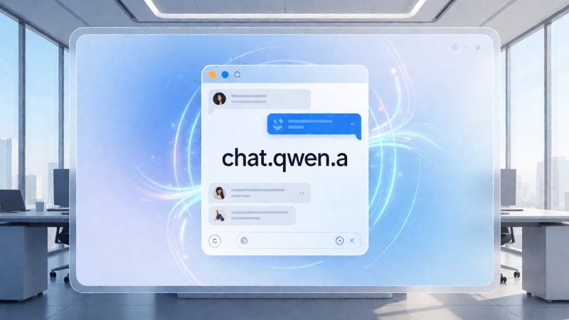 2026年国产大模型趋势:chat.qwen.a 示意图